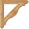Ekena Millwork Funston Arts and Crafts Rough Sawn Bracket w/ Offset Brace, Western Red Cedar, 8"W x 46"D x 46"H BKT0806X46X46FST03RWR - alternate 3